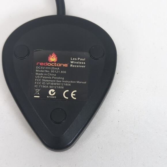 Sony PlayStation 3 PS3 Guitar Hero Les Paul Wireless Dongle Red Octane - Picture 5 of 5